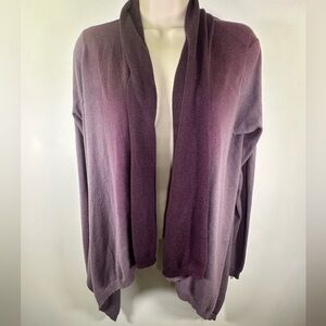 Ann Taylor LOFT purple ombré sweater size XS
